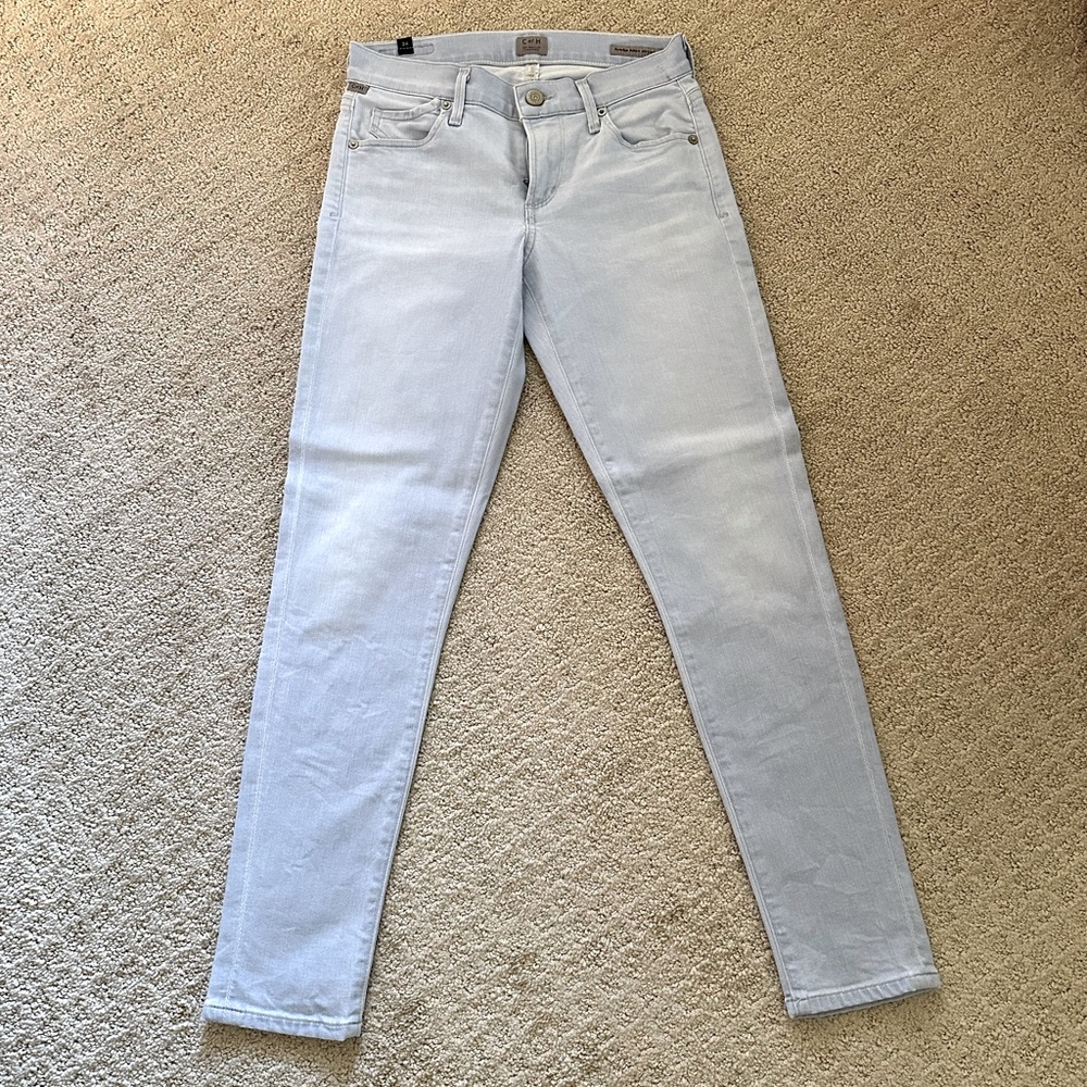 Citizens of Humanity Light Blue Avedon Ankle Ultra Skinny Sz 24 EUC